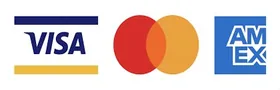 Visa Mastercard Amex accepted